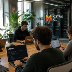 The company uses Mistral AI.