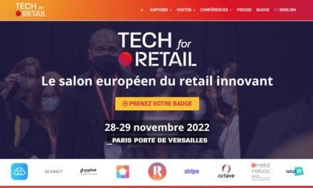 Save the date : Tech for Retail 2ème édition – 28-29 nov 2022