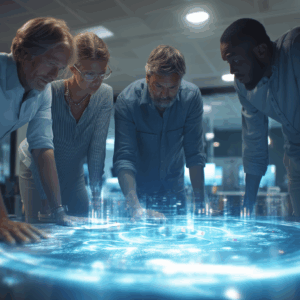 marketers brainstorming