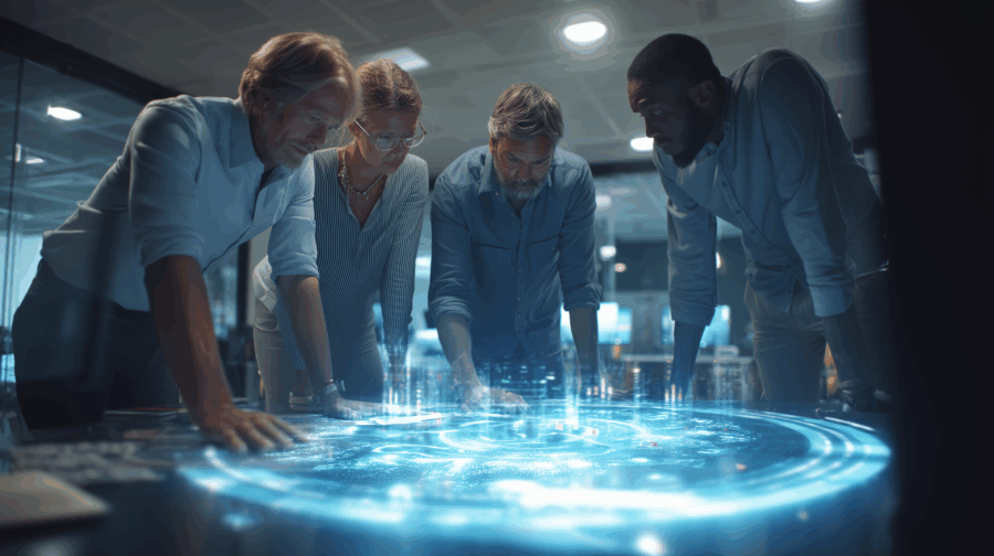 marketers brainstorming