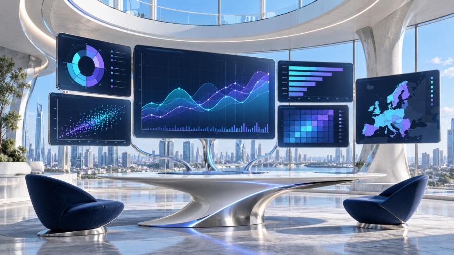 Visualisations marketing. Customer journey